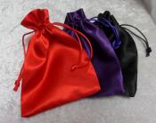 Satin Pouch with a Drawstring