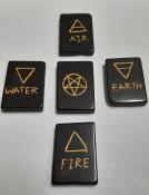 Five (5) Piece Black Jasper 5 Element Healing Set