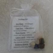 Crystal Healing Tumble Stone Kit - Asthma