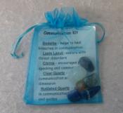 Crystal Healing Tumble Stone Kit - Communication