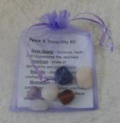 Crystal Healing Tumble Stone Kit - Peace & Tranquility