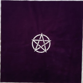 Velvet Pentagram Altar Cloth
