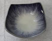 Small Purple, White & Silver Bowl - Made in India