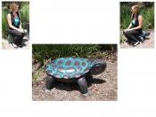 Metal Outdoor Garden Turtle - 76cms