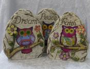 Owl Dream, Faith & Peace Statue Ornament Garden Home Decor