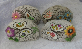 Flower Faith, Hope, Love & Peace Statue Ornament Garden Home Decor