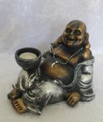 Laughing Buddha Tea Light Candle Holder