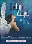 Pre-Loved - INDIGO ANGEL Oracle Cards by Doreen Virtue & Charles Virtue - Cards & Guidebook