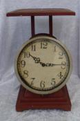 Vintage looking Retro Scale Clock 