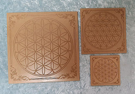 The Flower of Life Crystal Grid Board