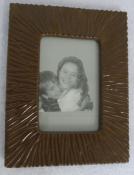 Brown Pottery Picture Frame - Large