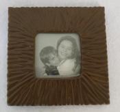 Brown Pottery Picture Frame- Small