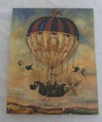 Hot Air Balloon Canvas Art Print 