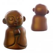 Bronze Jizo Statue with Hands Folded