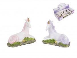 Mystical Unicorn Sitting Down Figurine