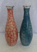 Unique & Quirky Pink & Blue Vases - Small