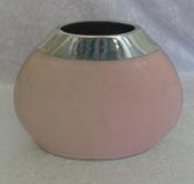 Unique & Quirky Pink & Silver Vase - Small