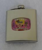 Hip Stainless Steel 6oz Flask - I'll Drink to That ... and to Everything Else - Art by Keithley Pierce