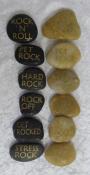 River Stones with Rock Wording