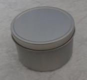 Jotogifts Product - 8oz Quality Seamless Silver Candle Tin with Lid