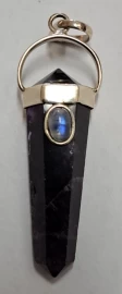 925 Sterling Silver Amethyst Pendant