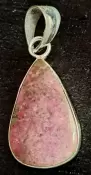925 Sterling Silver Cobaltoan Calcite Pendant