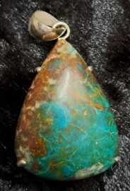925 Sterling Chrysocolla Pendant