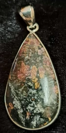 925 Sterling Silver Eudialyte Pendant