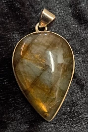 925 Sterling Silver Labradorite Pendant