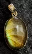 925 Sterling Silver Labradorite Pendant