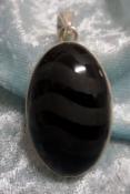 925 Sterling Silver Black Onyx Pendant
