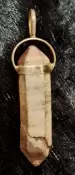925 Sterling Silver Lithium Quartz Pendant