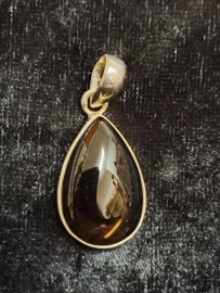 925 Sterling Silver Smoky Quartz Pendant