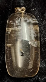 Smoky Quartz Pendant with 925 Sterling Silver Bail