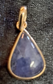 925 Sterling Silver Tanzanite Pendant