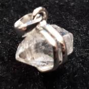 925 Sterling S‎ilver Herkimer Diamond Pendant.