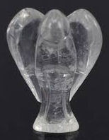 Clear Quartz Angel Carving - 2.5cm (1 inch)