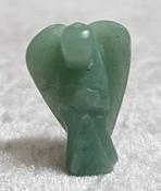 Green Aventurine Angel Carving - 2.5cm (1 inch)