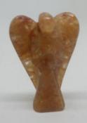 Peach Aventurine Angel Carving - 5cm (2 inch)