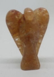 Peach Aventurine Angel Carving - 5cm (2 inch)