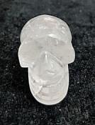 Small Hand Carved Clear Quartz Skull