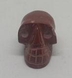 Small Hand Carved Red Jasper Skull