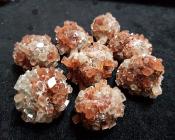 Aragonite Sputnik Cluster Geode from Morocco