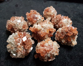 Aragonite Sputnik Cluster Geode from Morocco
