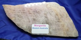 Morganite Polished Slab