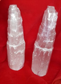 15cm Selenite Towers
