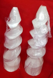 Selenite Spiral Towers