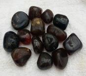 Rare Blue Amber Tumbled Stones