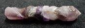 Carved Amethyst Angel Healing Wand