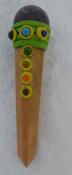 Tibetan Peach Aventurine Chakra Healing Wand.